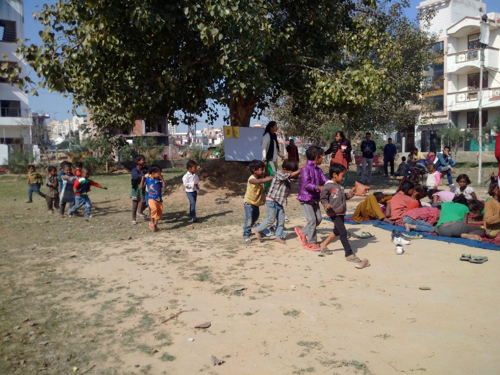 Children playing at Agrasar Bachpan