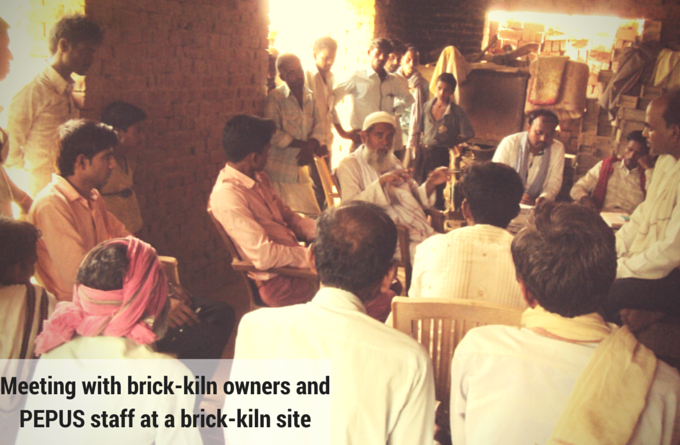 Meeting with brick-kiln owners and PEPUS (1)