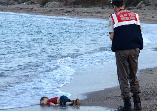 drowned Syrian Toddler